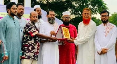 রুয়ার কার্যনির্বাহী সদস্য নির্বাচিত হওয়ায় অধ্যাঃ মহিউদ্দিনকে নওগাঁ উন্নয়ন ফোরামের সংবর্ধনা