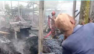 ভূরুঙ্গামারীতে তুলার মিলে ভয়াবহ অগ্নিকাণ্ডে ভস্মীভূত: ৪০ লক্ষ টাকার ক্ষতি