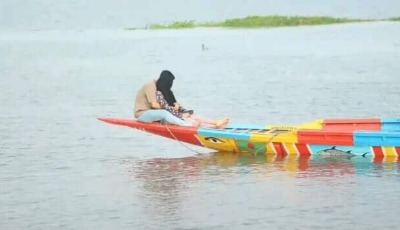 বিনোদনের আড়ালে নওগাঁর হাসাইগাড়ি বিলে চলছে অনৈতিক কর্মকান্ড