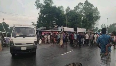 নীলফামারীতে সড়ক দুর্ঘটনায় নিহত ১: গুরুতর আহত ১