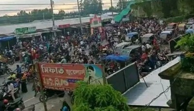 নীলফামারীর ইপিজেডে শ্রমিক-যৌথবাহিনীর সংঘর্ষে যুবক নিহত