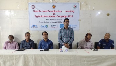 ভুরুঙ্গামারীতে টাইফয়েড টিকাদান ক্যাম্পেইন উপলক্ষে এ্যাডভোকেসি সভা