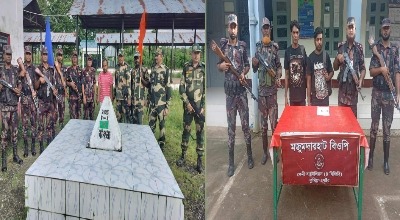 আটককৃত বাংলাদেশীকে ফেরত দিল বিজিবি