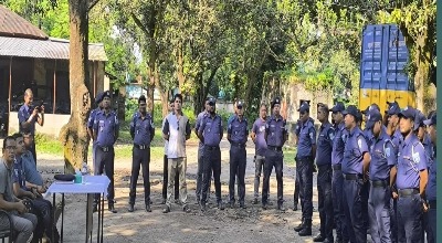 পুলিশ ও জনগণের সমন্বিত প্রচেষ্ঠার মাধ্যমেই শান্তিপূর্ণভাবে দুর্গাপূজা উদযাপন সম্পন্ন করা সম্ভব-সহকারি পুলিশ সুপার স্নেহাশীষ 