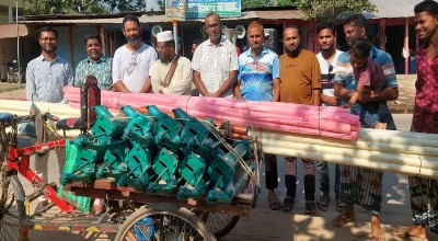 রাণীশংকৈল-হরিপুরে বিনামূল্যে নলকূপ বিতরণ