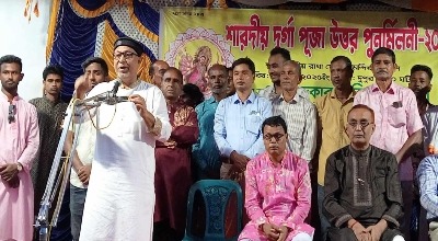 তাড়াশে শারদীয় দুুর্গাপূজা উত্তর পুনর্মিলনী অনুষ্ঠিত