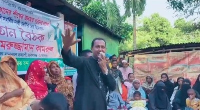 তাহিরপুরে নারী ভোটারদের উদ্যোগে বিএনপির উঠান বৈঠক