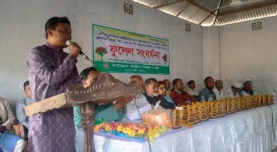 ভূরুঙ্গামারীতে ১৫℅ বাড়ি ভাড়া আদায় আন্দোলনে ঢাকায় গমনকারীদের সংবর্ধনা