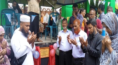 ডোমারে এসডিএফ কর্তৃক মার্কেট সেডের শুভ উদ্বোধন