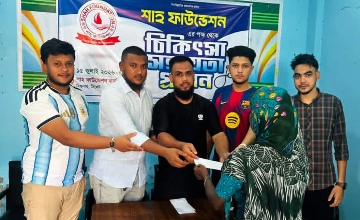 বিশ্বনাথে শাহ ফাউন্ডেশনের উদ্যোগে চিকিৎসা সহায়তা বিতরণ