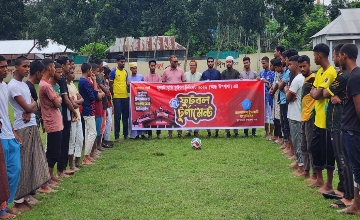 জুলাই অভ্যুত্থানের ২য় বর্ষপূর্তি উপলক্ষে ভূরুঙ্গামারীতে ছাত্রশিবিরের ফুটবল টুর্নামেন্ট উদ্বোধন